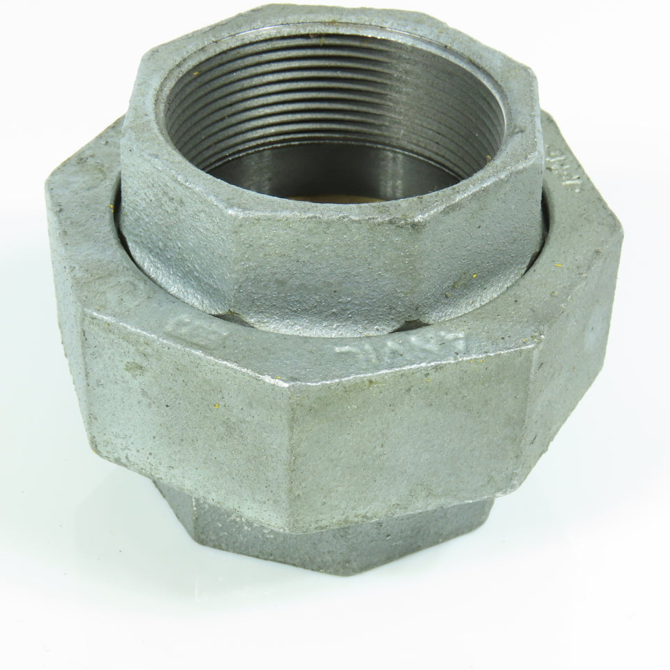 Anvil 2" NPT Galvanized Malleable Iron Pipe Union 150#