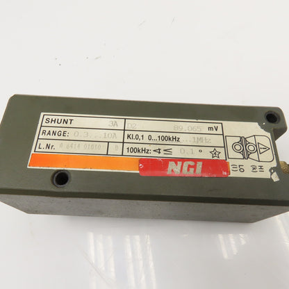 Norma A 6414 01010 0.3-10A Range 3A Power Analyzer Shunt