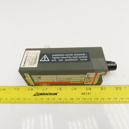 Norma A 6414 01100 3-100A Range 30A Power Analyzer Shunt Parts/Repair
