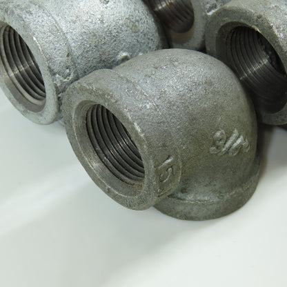 Anvil 3/4" NPT 90 Degree Elbow Galvanized Malleable Iron Pipe Fitting Lot/10