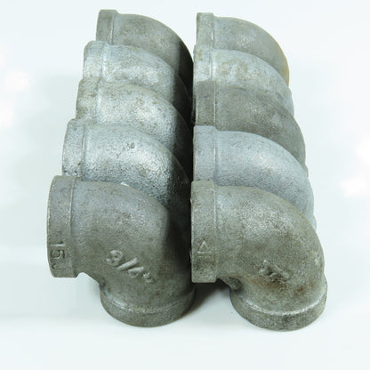 Anvil 3/4" NPT 90 Degree Elbow Galvanized Malleable Iron Pipe Fitting Lot/10