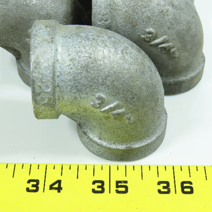 Anvil 3/4" NPT 90 Degree Elbow Galvanized Malleable Iron Pipe Fitting Lot of 9