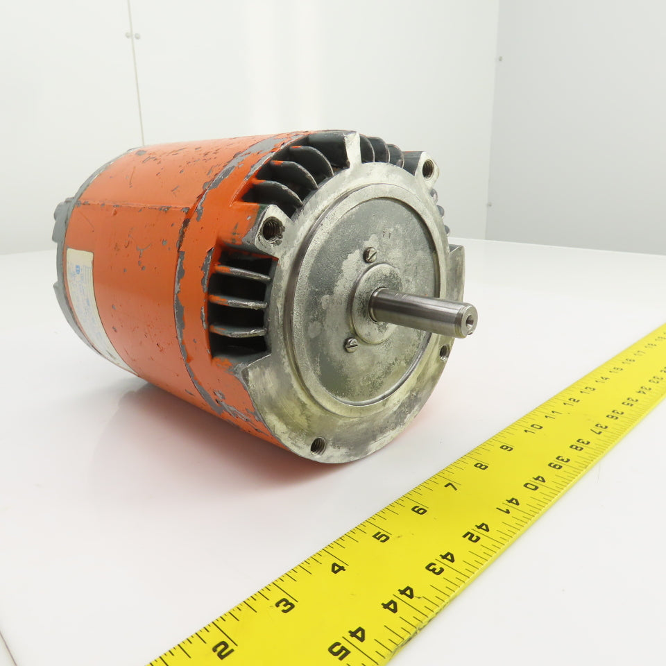 Gould Century 8-135056-02 1/3HP AC Motor 1725RPM 115V 1PH 5A J56C Frame