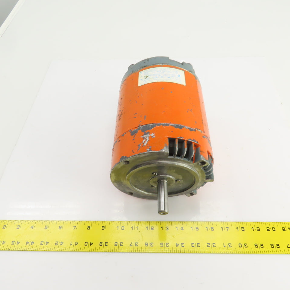 Gould Century 8-135056-02 1/3HP AC Motor 1725RPM 115V 1PH 5A J56C Frame
