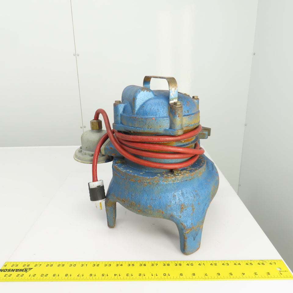 Weil 2.240104 1/2HP Submersible Sewage/Waste Pump 115V 1PH 2" Discharge