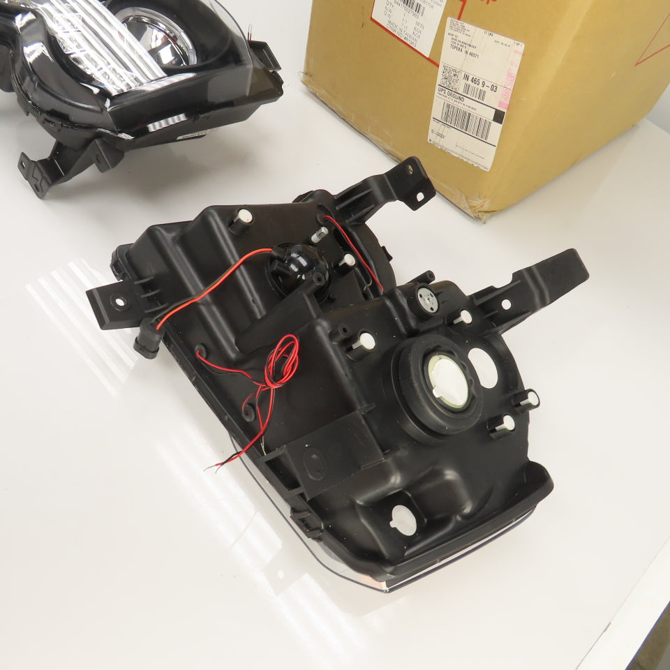 CWS-5006B2 08-10 Jeep Grand Cherokee Black Replacement Headlights Set Of 2