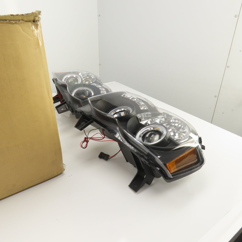 CWS-5006B2 08-10 Jeep Grand Cherokee Black Replacement Headlights Set Of 2