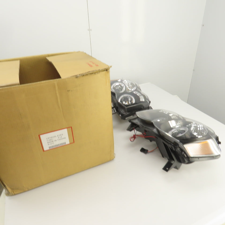 CWS-5006B2 08-10 Jeep Grand Cherokee Black Replacement Headlights Set Of 2