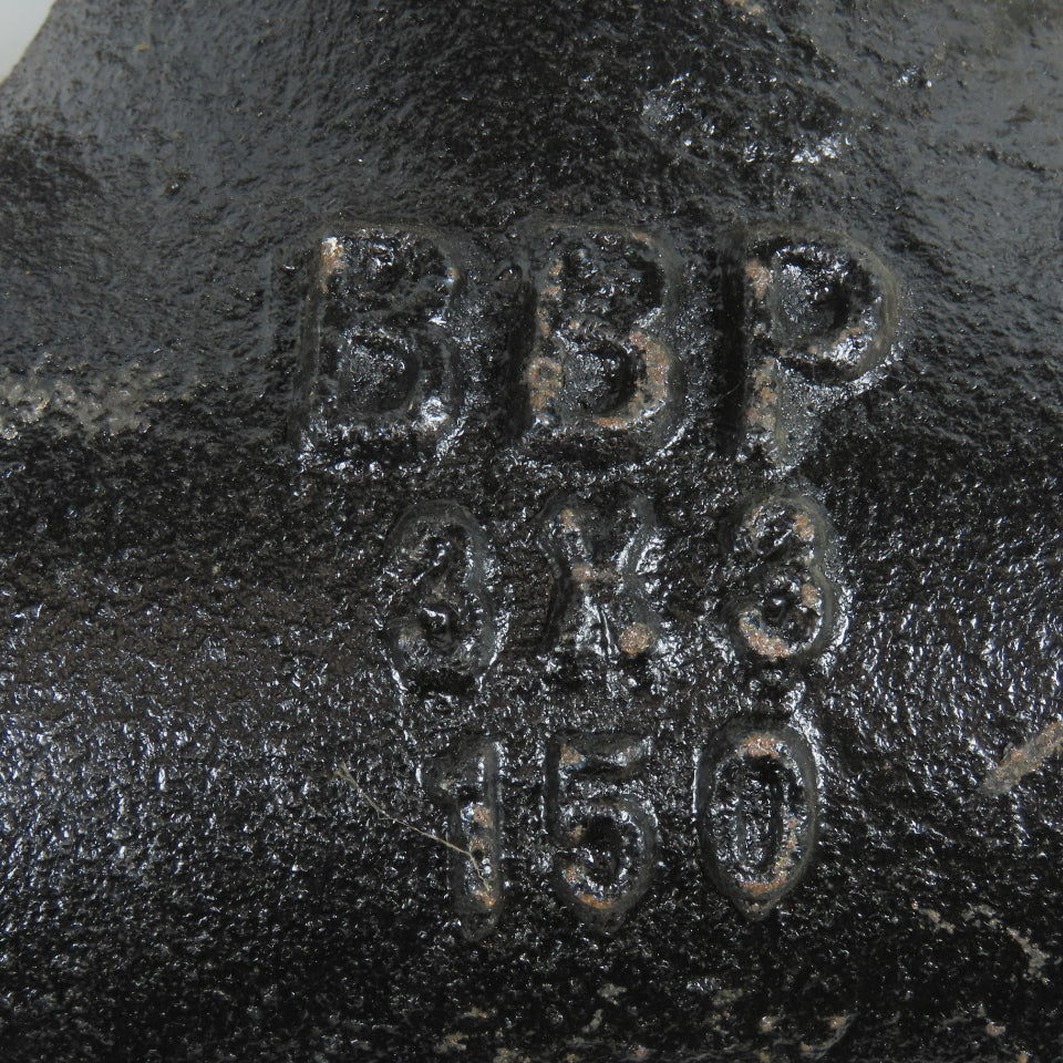 BBP 3" x 3" x 3" Flat Face Tee Class 150 Ductile Iron Flanged Fitting