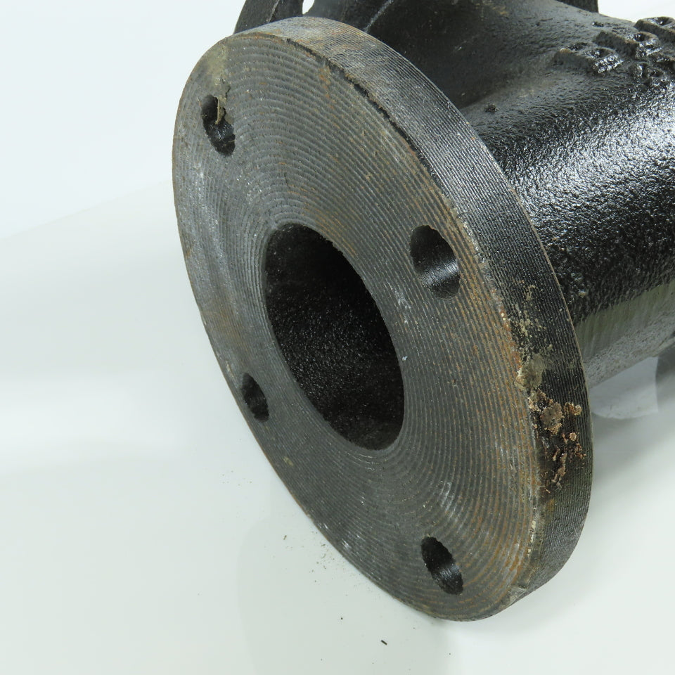 BBP 3" x 3" x 3" Flat Face Tee Class 150 Ductile Iron Flanged Fitting