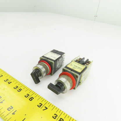Allen Bradley 800MR-NX2Q HX2B Ser A 300V 2 & 4 Position Selector Switches Lot/2