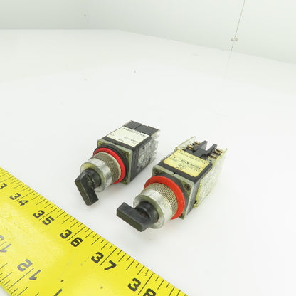 Allen Bradley 800MR-NX2Q HX2B Ser A 300V 2 & 4 Position Selector Switches Lot/2