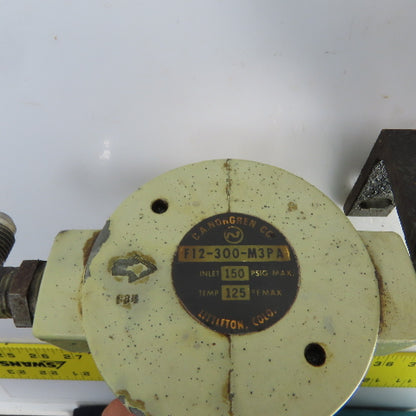 C.A. Norgren L12-300-OP F12-300-M3PA Filter Regulator Lubricator Assembly 150PSI