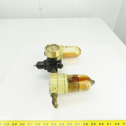 C.A. Norgren L12-300-OP F12-300-M3PA Filter Regulator Lubricator Assembly 150PSI