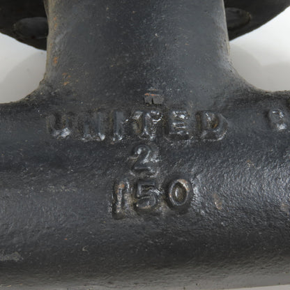 United 2" x 2" x 2" Flat Face Tee Class 150 Ductile Iron Flanged Fitting