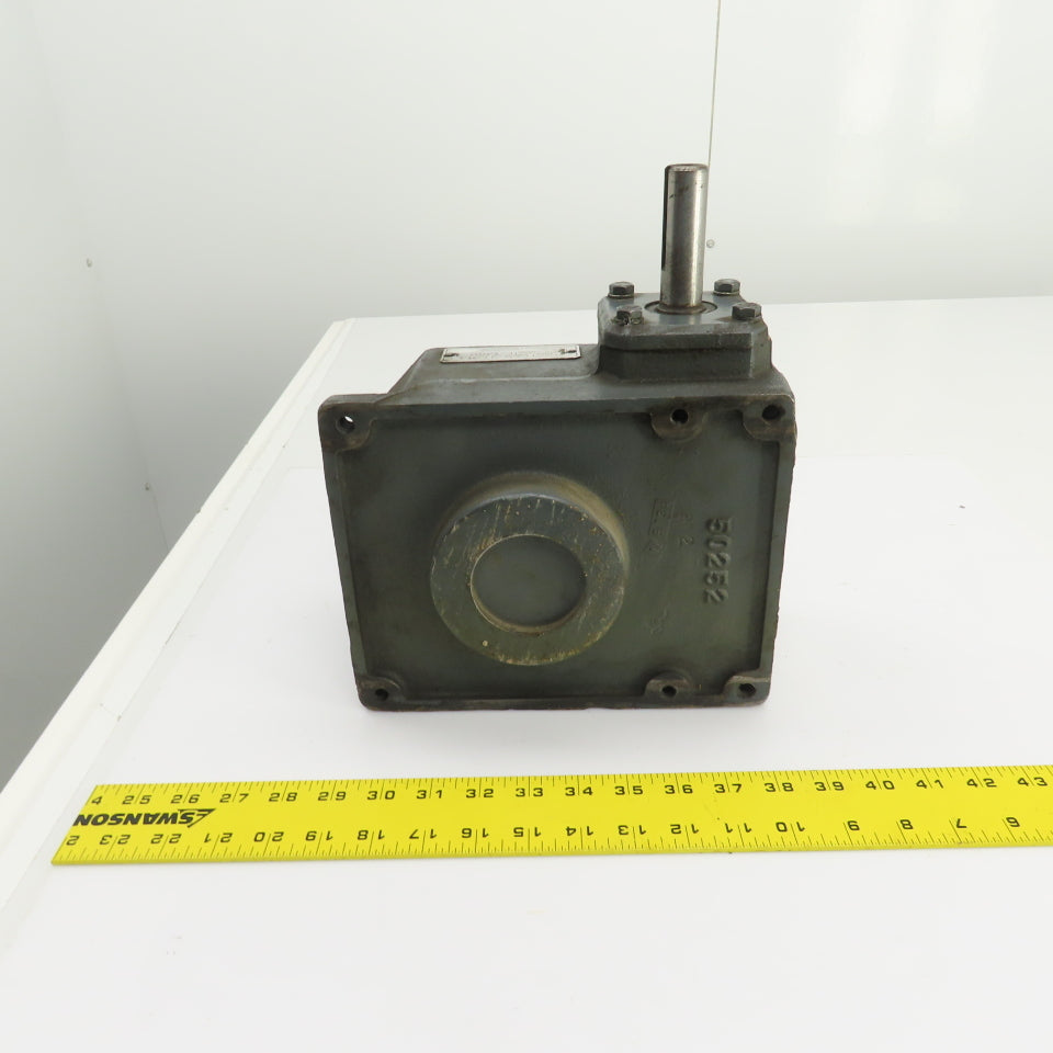 White F1325-3 35:1 Ratio Right Angle Gear Box 50RPM Output 2652 Torq 2.65HP In