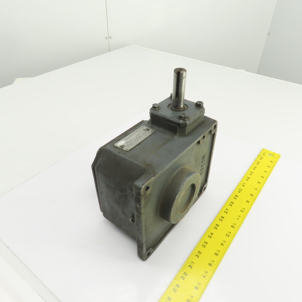 White F1325-3 35:1 Ratio Right Angle Gear Box 50RPM Output 2652 Torq 2.65HP In