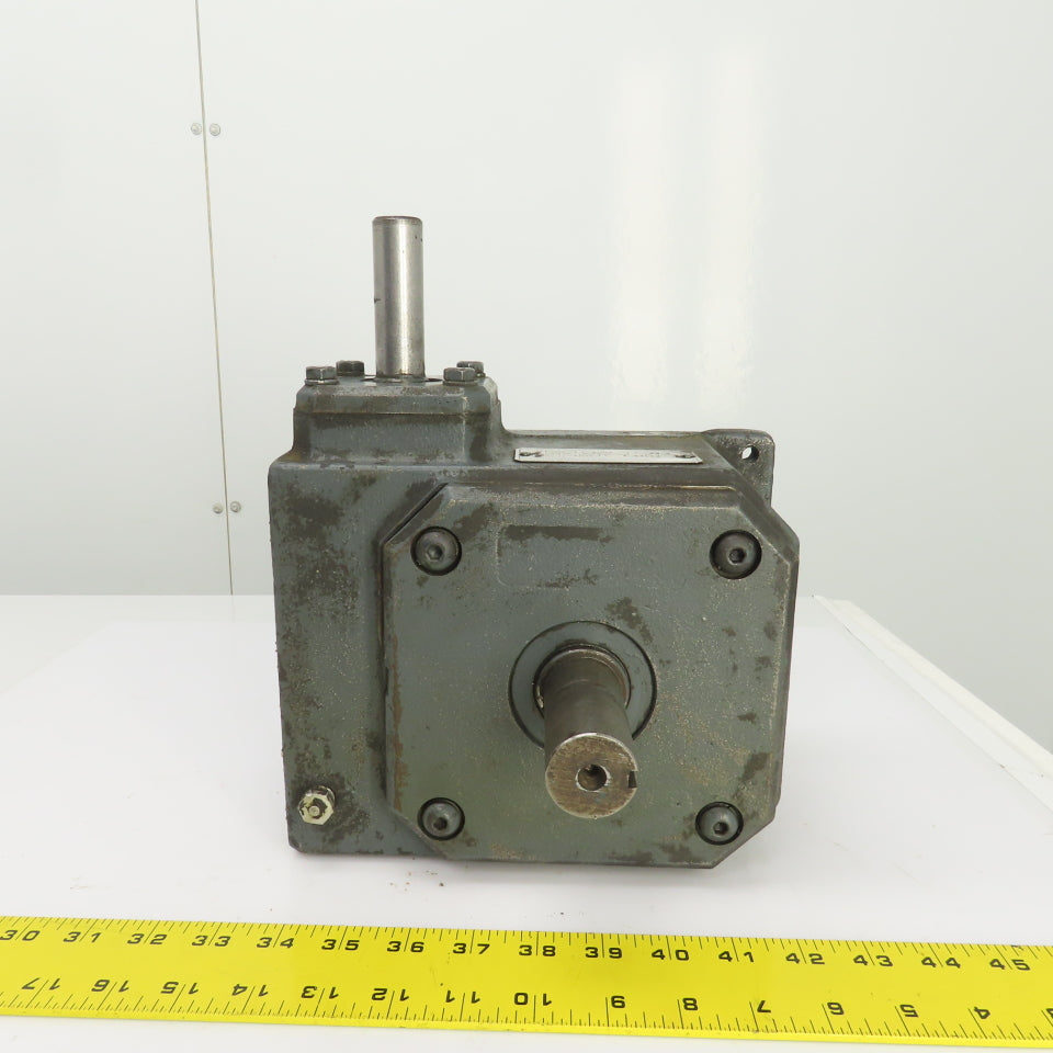 White F1325-3 35:1 Ratio Right Angle Gear Box 50RPM Output 2652 Torq 2.65HP In