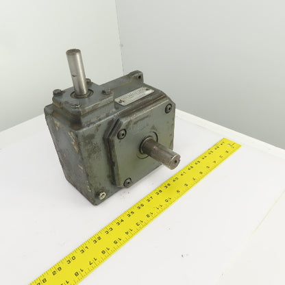 White F1325-3 35:1 Ratio Right Angle Gear Box 50RPM Output 2652 Torq 2.65HP In