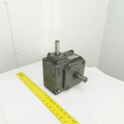 White F1325-3 35:1 Ratio Right Angle Gear Box 50RPM Output 2652 Torq 2.65HP In
