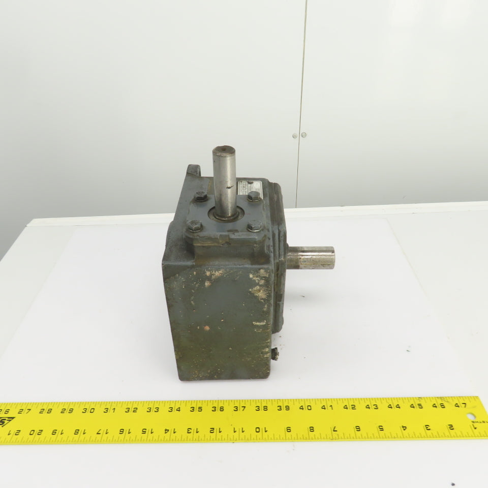 White F1325-3 35:1 Ratio Right Angle Gear Box 50RPM Output 2652 Torq 2.65HP In