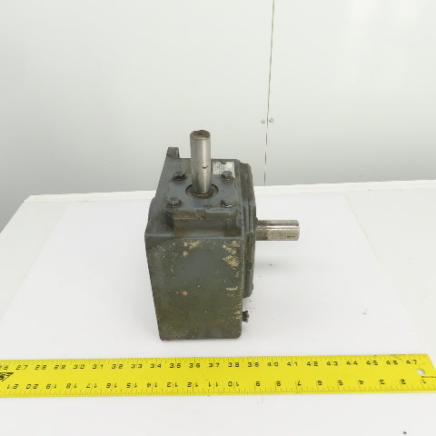 White F1325-3 35:1 Ratio Right Angle Gear Box 50RPM Output 2652 Torq 2.65HP In