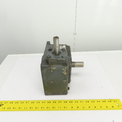 White F1325-3 35:1 Ratio Right Angle Gear Box 50RPM Output 2652 Torq 2.65HP In