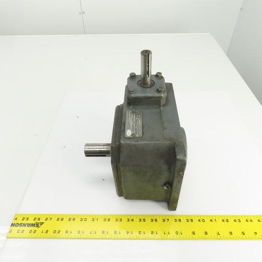 White F1325-3 35:1 Ratio Right Angle Gear Box 50RPM Output 2652 Torq 2.65HP In