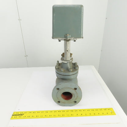 DN65 PN16 2-1/2" Flanged Globe Valve W/S6062-18A Electric Actuator 24VAC