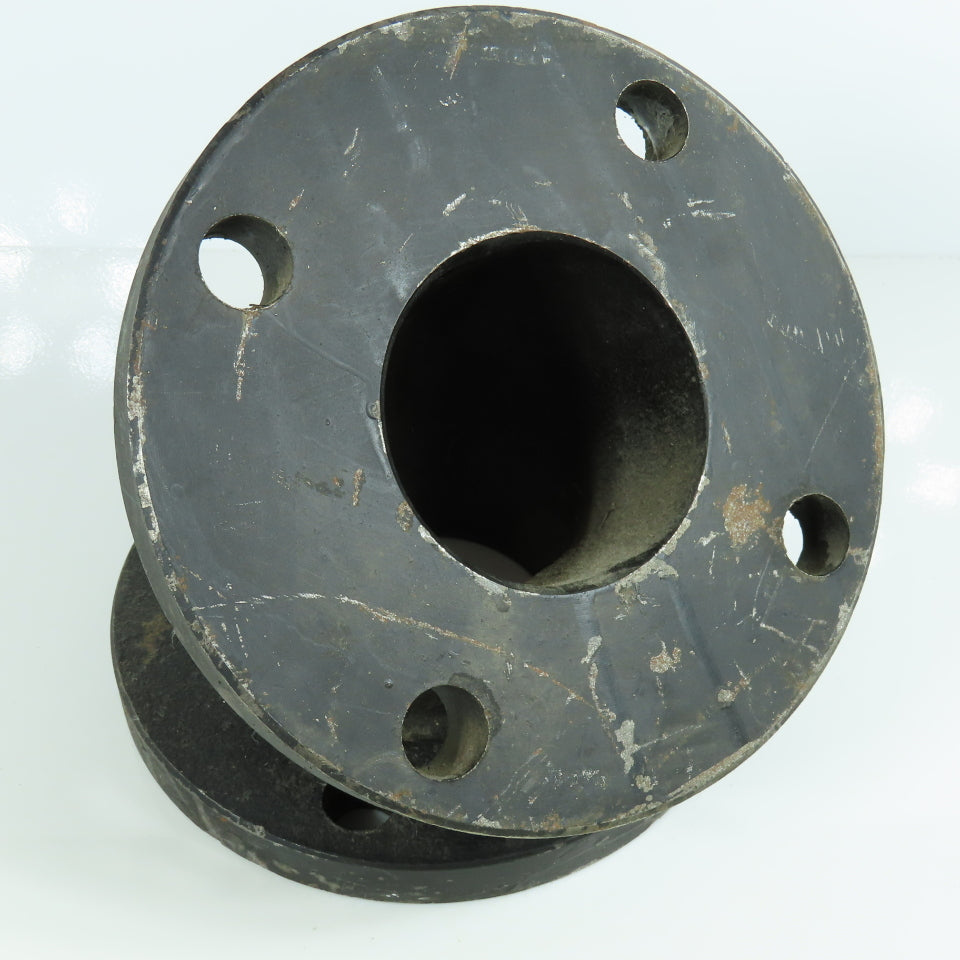 United 3" Flat Face 45 Degree Elbow Class 150 Ductile Iron Flanged Fitting