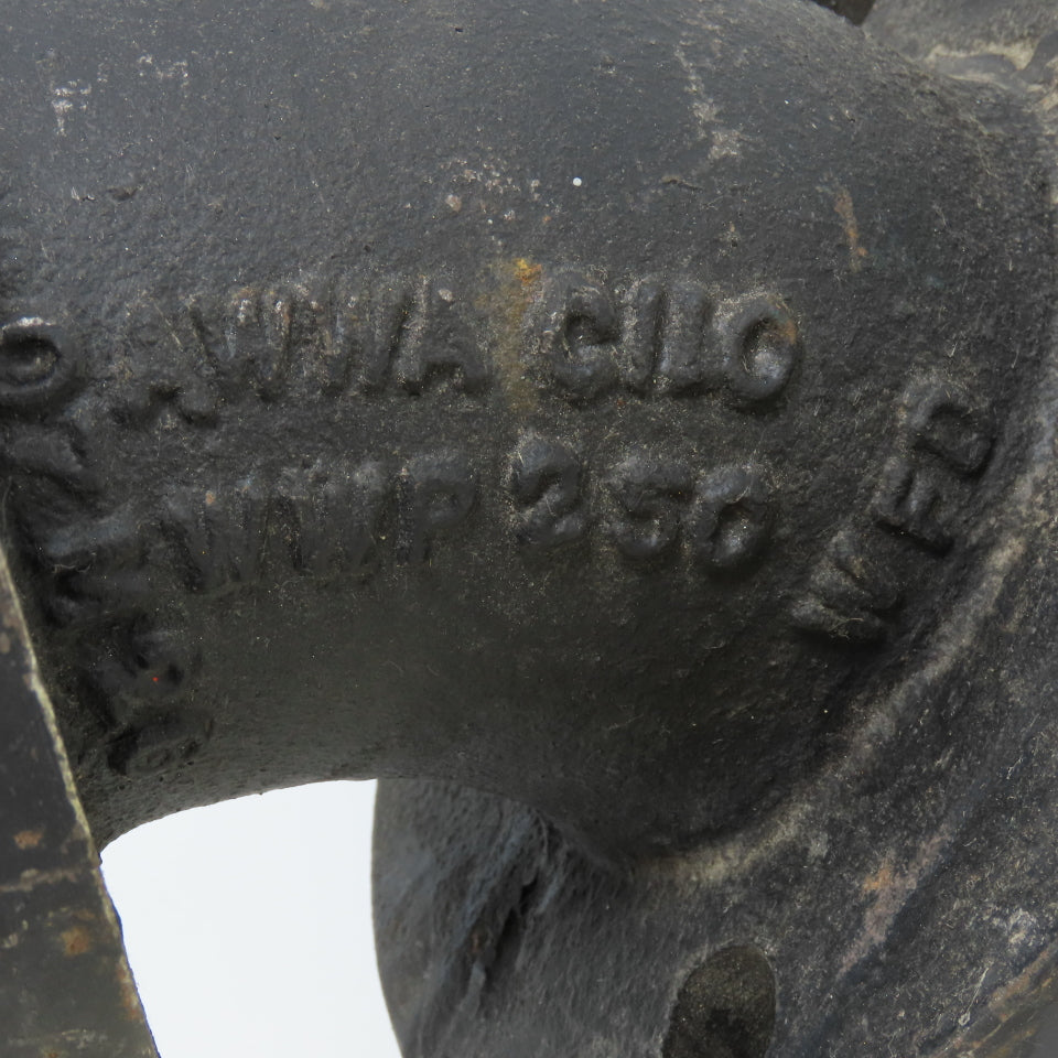 United 3" Flat Face 45 Degree Elbow Class 150 Ductile Iron Flanged Fitting