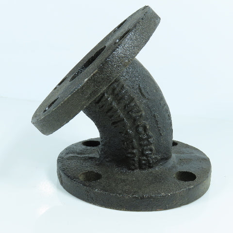 SCI 2" Flat Face 45 Degree Elbow Class 150 Ductile Iron Flanged Fitting