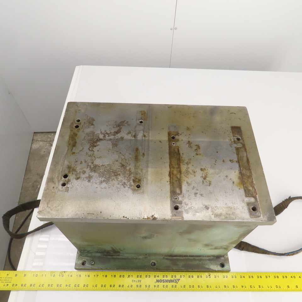 18" x 12" x 13-15/16"H Steel Riser Machinist Block Setup Fixture 7/8" Thick Top