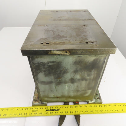 18" x 12" x 13-15/16"H Steel Riser Machinist Block Setup Fixture 7/8" Thick Top