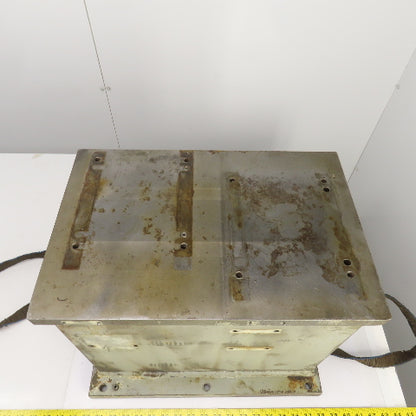 18" x 12" x 13-15/16"H Steel Riser Machinist Block Setup Fixture 7/8" Thick Top