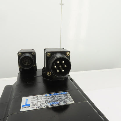 Okuma BL-MC100E-30SBA 3kW AC Servo Motor 3000RPM 133V 3PH