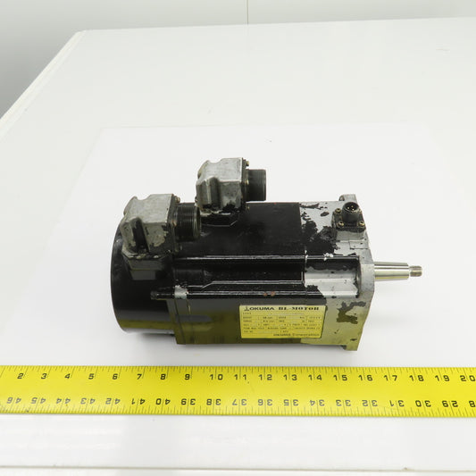Okuma BL-MC50E-20TB 1kW AC Servo Motor 2000RPM 133V 3PH 4.45A W/Encoder ER