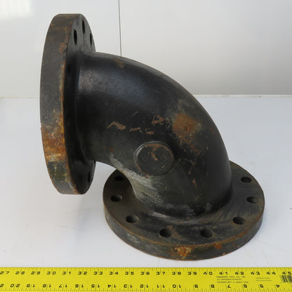 Anvil 6" Raised Face 250# Ductile Iron Flanged 90 Degree Elbow Fitting 12 Bolt
