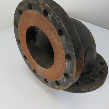 Anvil 6" Raised Face 250# Ductile Iron Flanged 90 Degree Elbow Fitting 12 Bolt