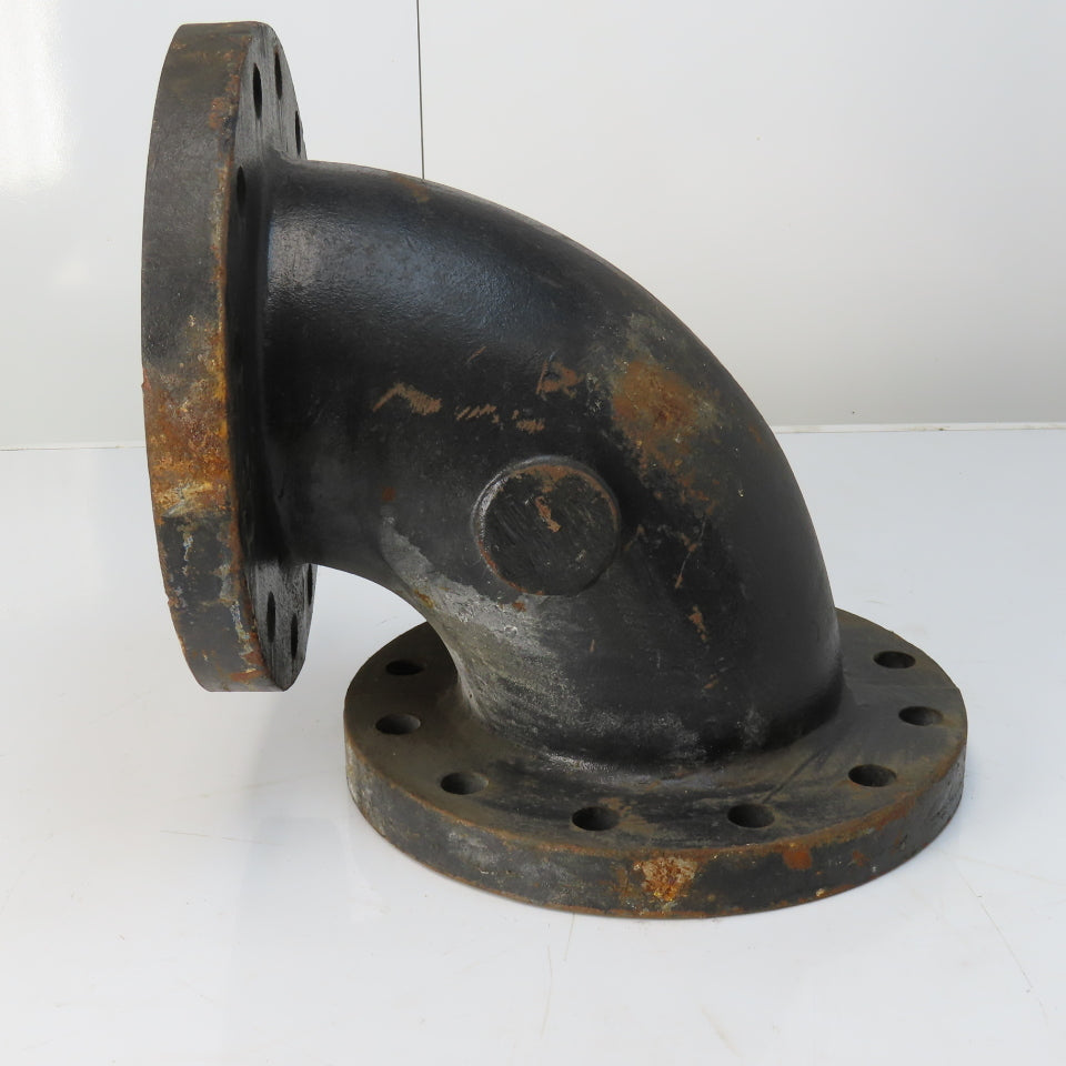 Anvil 6" Raised Face 250# Ductile Iron Flanged 90 Degree Elbow Fitting 12 Bolt