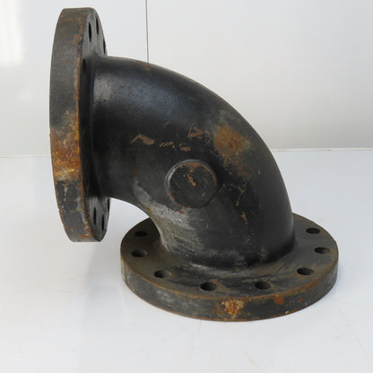 Anvil 6" Raised Face 250# Ductile Iron Flanged 90 Degree Elbow Fitting 12 Bolt