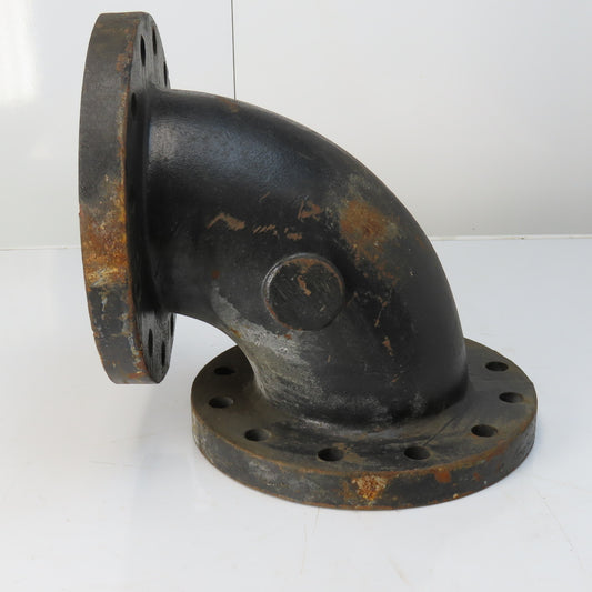 Anvil 6" Raised Face 250# Ductile Iron Flanged 90 Degree Elbow Fitting 12 Bolt