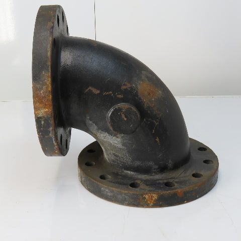 Anvil 6" Raised Face 250# Ductile Iron Flanged 90 Degree Elbow Fitting 12 Bolt