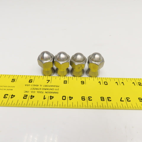 Wright Pump T0300HEXNUT 5/16-18 Stainless Steel Pump Housing Hex Nut Lot Of 4