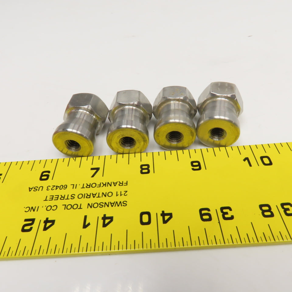 Wright Pump T0300HEXNUT 5/16-18 Stainless Steel Pump Housing Hex Nut Lot Of 4