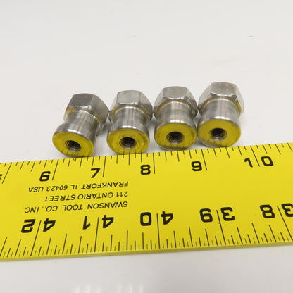 Wright Pump T0300HEXNUT 5/16-18 Stainless Steel Pump Housing Hex Nut Lot Of 4