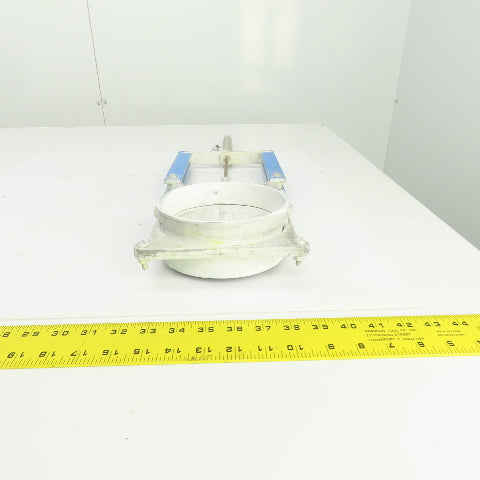 Cast Aluminum Pneumatic Air Actuated 5-1/2" Blast Gate Valve