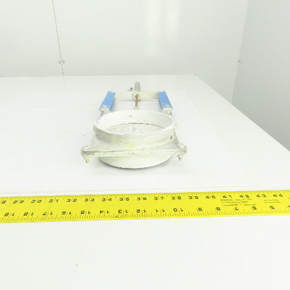 Cast Aluminum Pneumatic Air Actuated 5-1/2" Blast Gate Valve