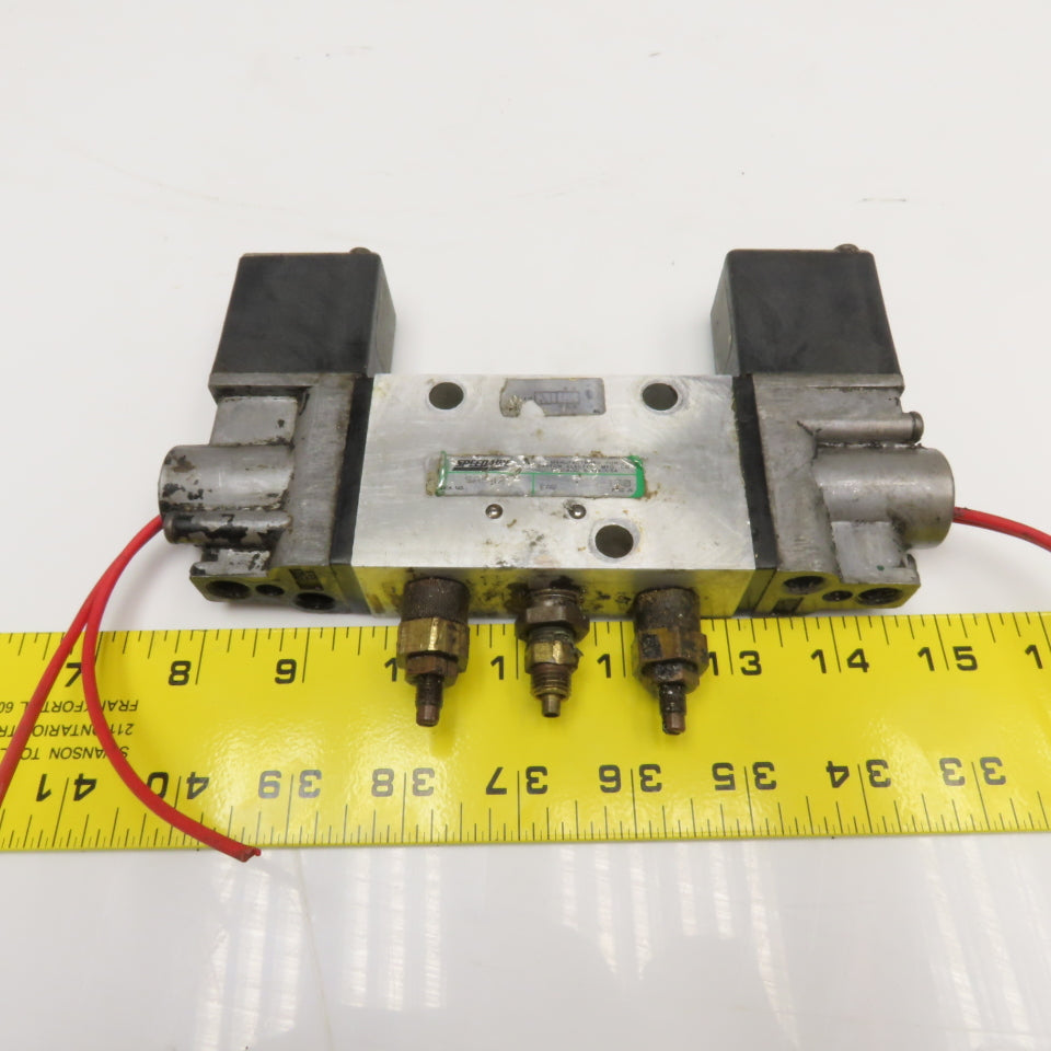 Speedaire 5A542 5/2 Way Pneumatic Directional Valve 120V Coil