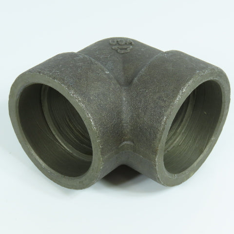 Anvil 0362001802 2" Black Forged Steel 90 Degree Socket Elbow Class 3000 USA